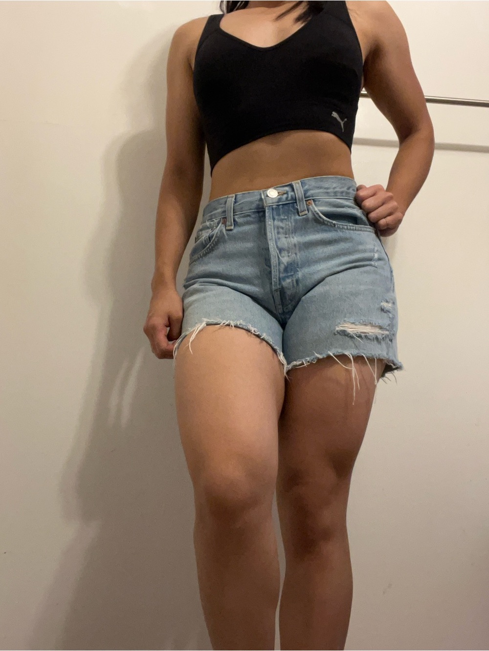 AG26 Agolde Parker Long Shorts